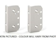 Atlantic Post Bracket - Square - White - Satin pictured, colour will vary from picture